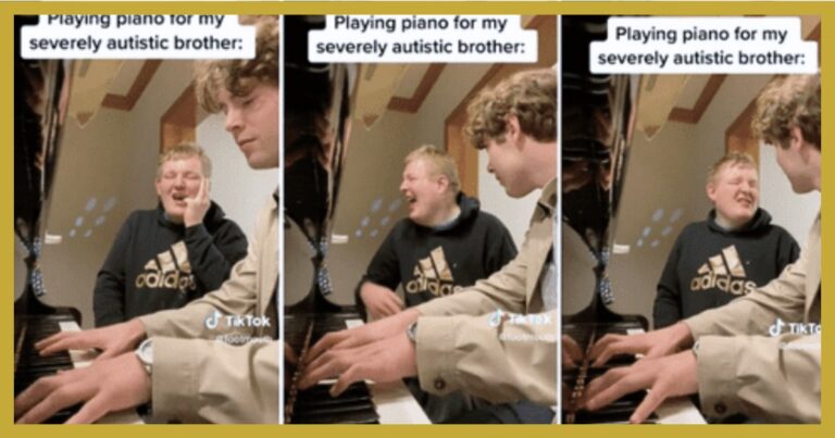 Teen Wows On The Piano – But It’s His Brother’s Reaction That Leaves You Speechless