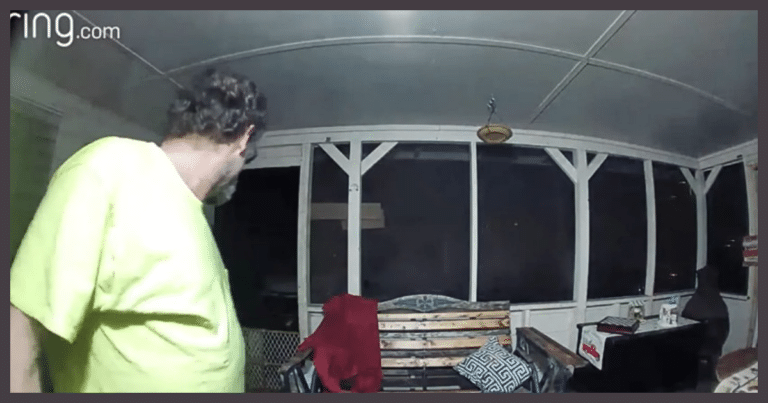 Man Hears Suspicious Noise On His Porch – What The Camera Catches Will Leave You Astonished