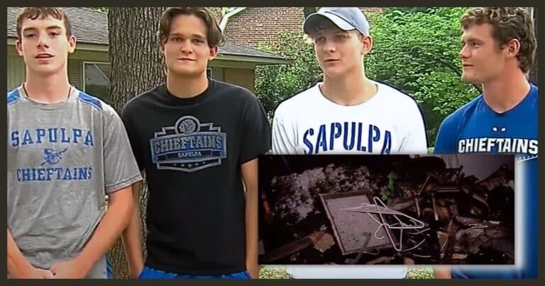 Teen Boys Notice A Fire And Leap Into the Flames – Seconds Later, They’re Pulling Off a Miracle