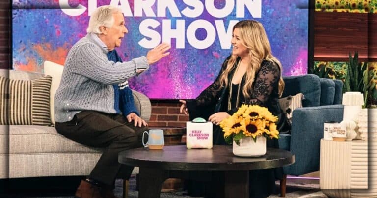 ‘The Fonz’ Visits ‘The Kelly Clarkson Show’ – Then He Makes a Confession That Leaves Her in Tears