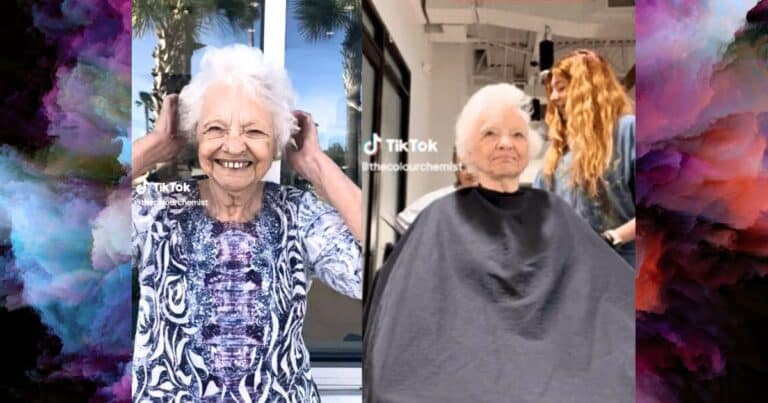 Grandma Agrees To Surprise Hair Change – But She Couldn’t Have Predicted the Hilarious Result