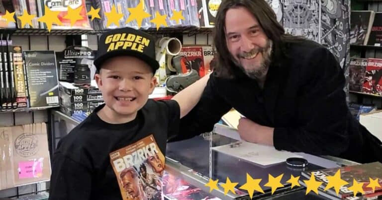 Keanu Reeves Meets 9-Year-Old Superfan – Adorable Video Of The Pair Has the Internet Swooning