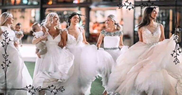 7 Women Hit The Streets Wearing Wedding Gowns? – The Reason Will Leave You In Stitches