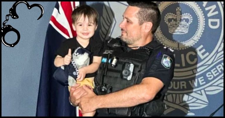 Toddler Gets Stuck In The Cuddliest ‘Prison’ Ever – But Cops Still Have Figure Out How To Free Him