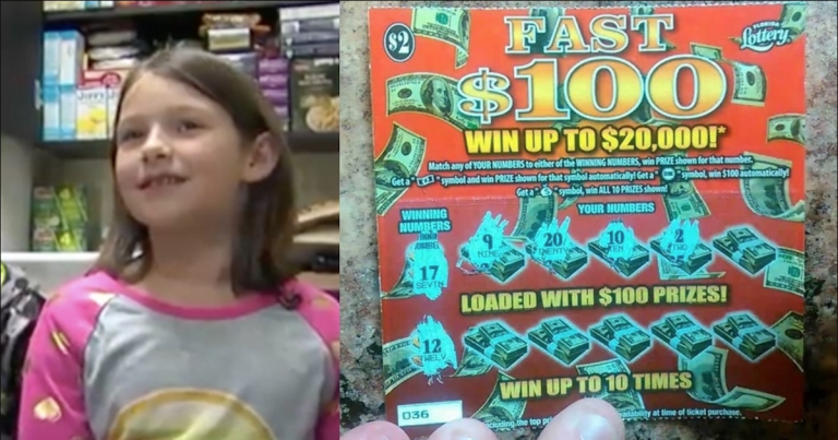 7-Year-Old Finds Winning Lotto Ticket – When Her Parents Hear Her Plan, They’re In Tears