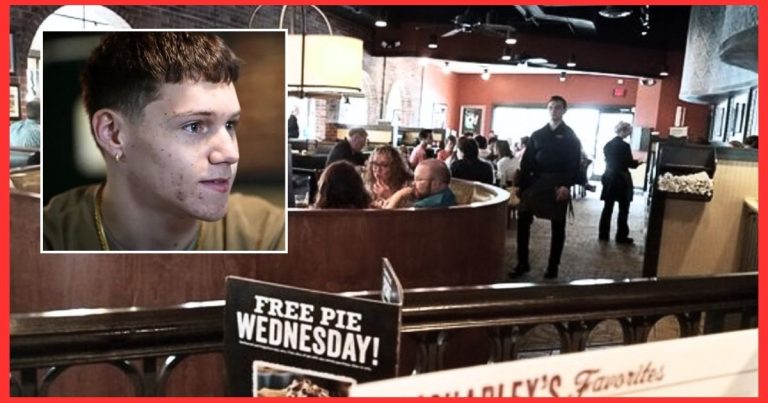 Teen Waiter Spots A Mysterious Envelope – He Peeks Inside And Can’t Believe His Eyes