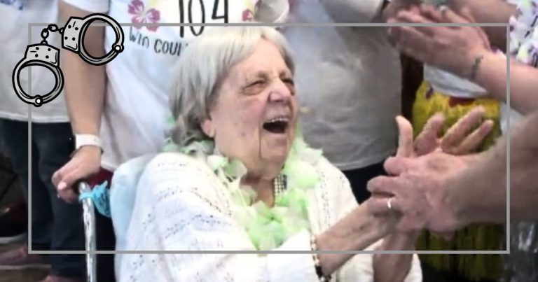 104-Year-Old Planned Epic Bday Bash – See The Hilarious Reason She Ended Up In Handcuffs