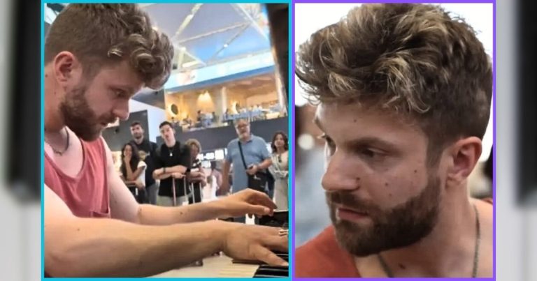 Talented Teen Stops Near Piano Player – But What She Does Next Has Everyone In Tears