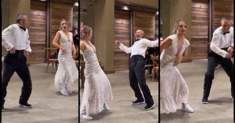 Bride, Dad Post Mesmerizing Moves on TikTok – Guests And The Internet Can’t Get Enough