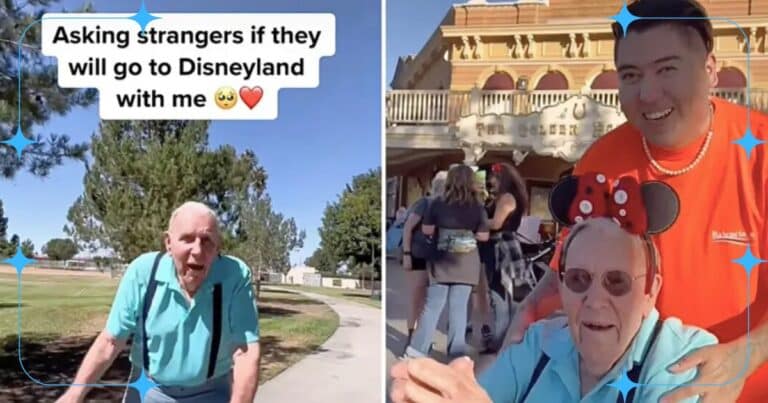 TikTok Star Brings 100-Year-Old Veteran to Disney – His Reaction Is Pure Magic – Watch