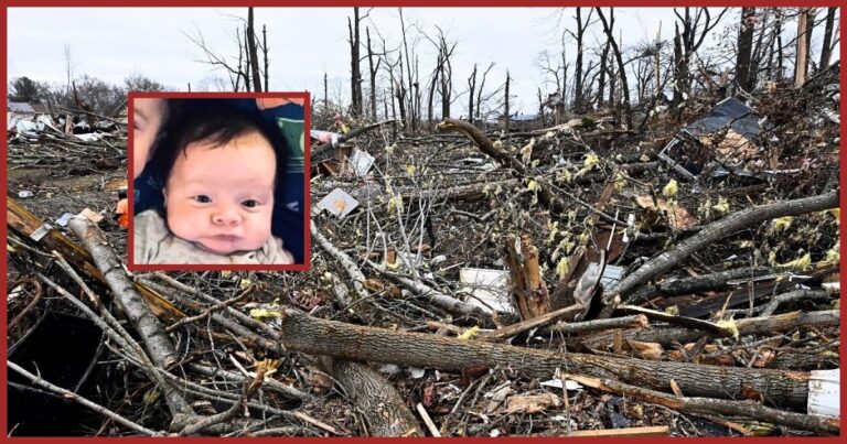 Desperate Family Searches For Baby Taken By Tornado – Then They Hear A Noise From Above