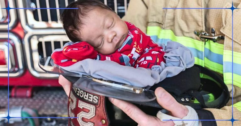 Terrified Newborn Dumped In A Box – But Then 1 Sound Has Rescuers Rushing Outside…