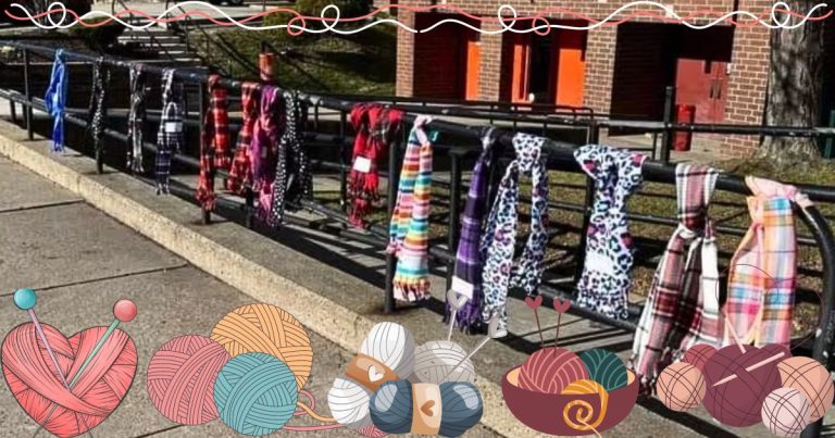 Genius Idea For Keeping Warm Goes Viral – ‘Scarf Bombing’ Takes Over U.S. Cities