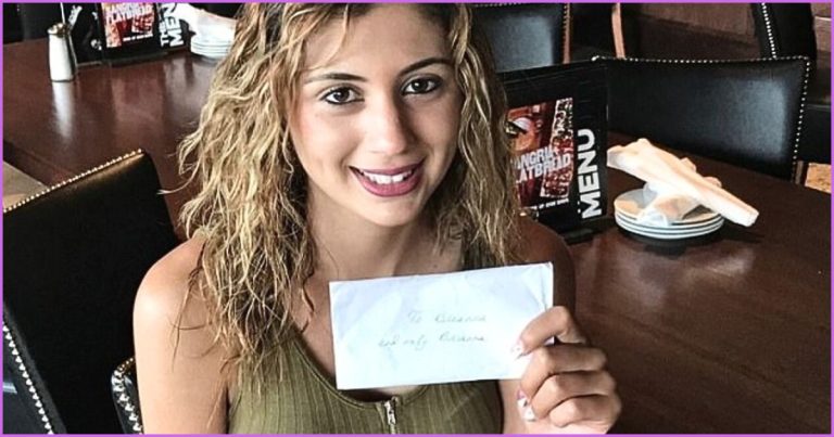 Couple Pays Check And Slips Waitress Mysterious Envelope. When She Sees What’s Inside, She’s In Tears